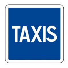 Panneau indication station de taxis C5