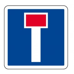 Panneau indication impasse C13a