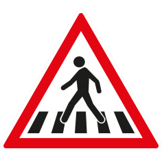 danger de passage pour piétons
